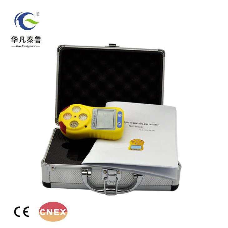 Portable H2S CO O2 Combustibles Gas Detector Pcaking